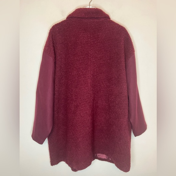 Michael kors Maroon Wool Jacket. Size 2X - Picture 3 of 10